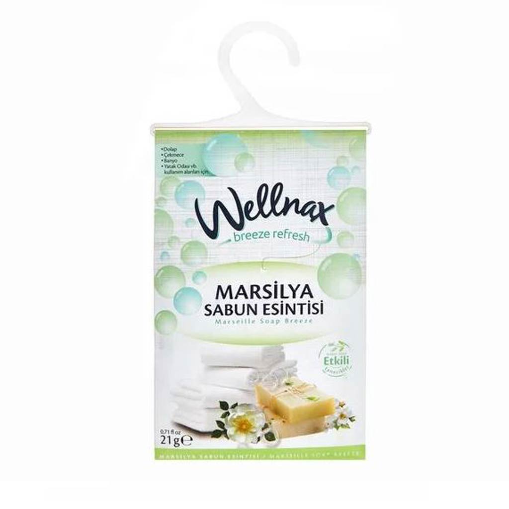 خوشبو-کننده-ولناکس-صابون-مارسی خوشبو کننده کمد و کشو ولناکس Wellnax breeze refresh