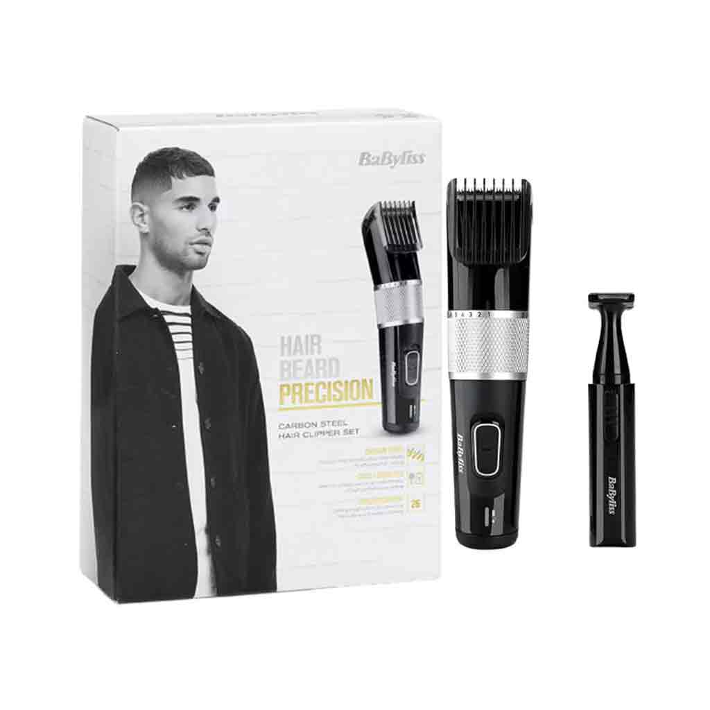 Untitled-1 ست ماشین اصلاح موی صورت و بدن بابیلیس Babyliss Men 7468U ضد آلرژی 1500 گرم - Image 1