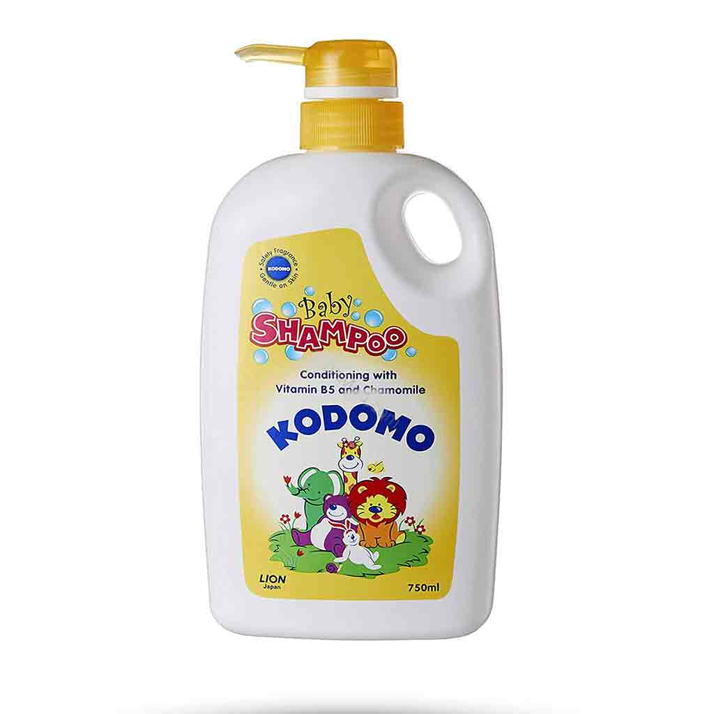 Untitled-31 شامپو نرم کننده مو سر کودک کودومو Kodomo Baby Conditioning بدون حساسیت 750 گرم - Image 1