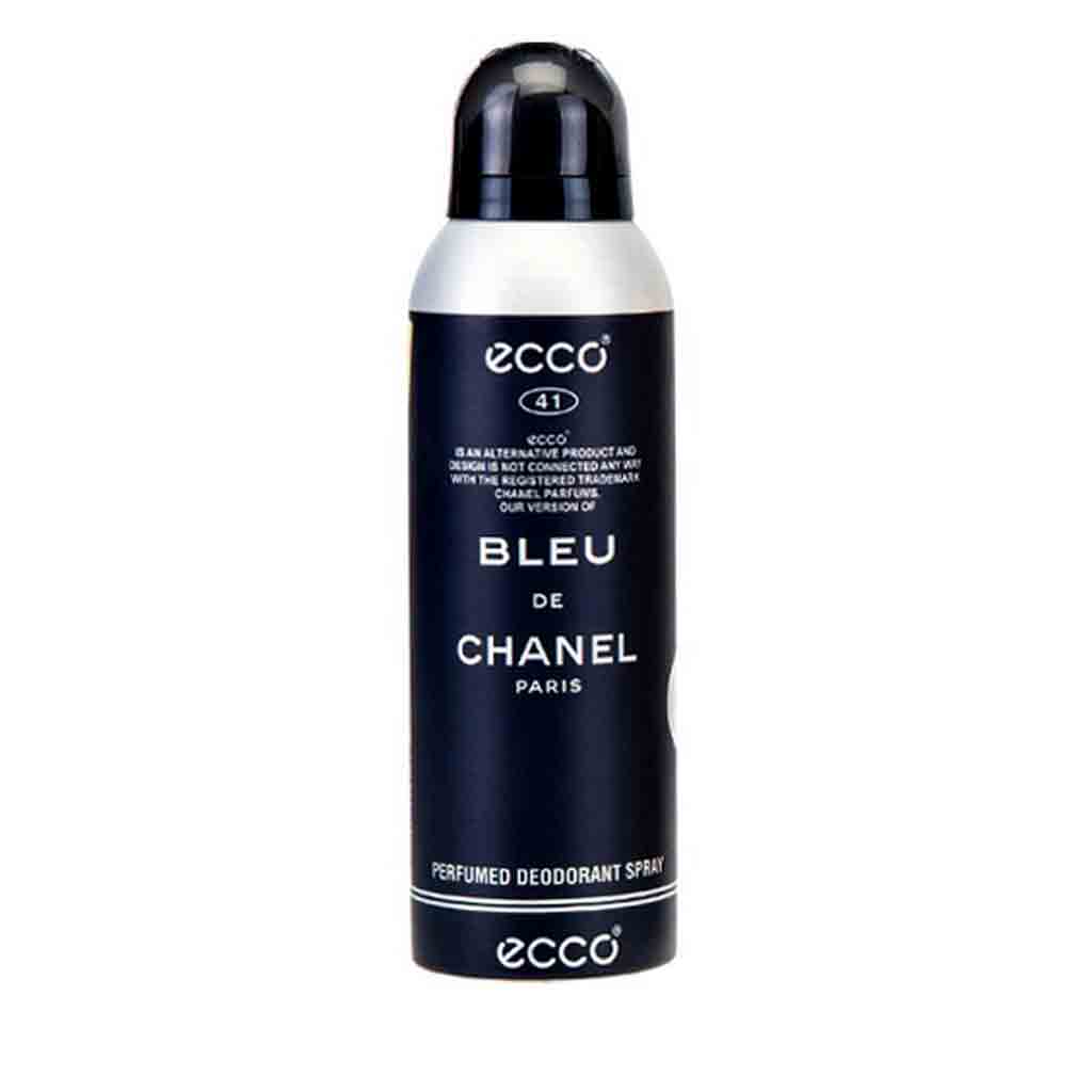 Untitled-35 اسپری بدن مردانه اکو ECCO BLUE CHANEL (شماره 41) 200 میل - Image 1