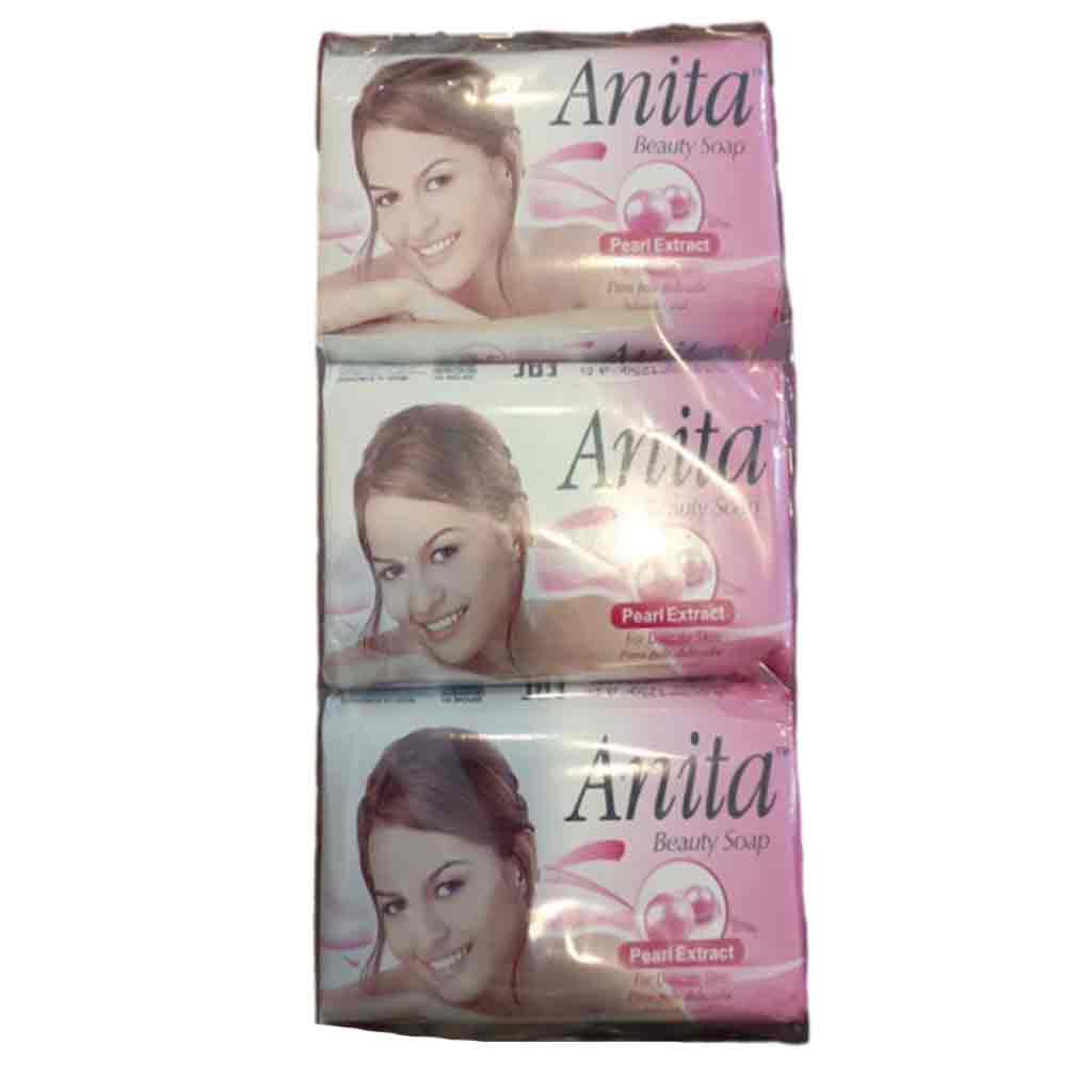 Untitled-9 صابون بدن آنیتا Anita Pearl با عصاره مروارید بسته 6*125 گرم - Image 1
