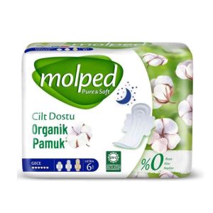 نوار بهداشتی شب مولپد Molped Pure & Soft