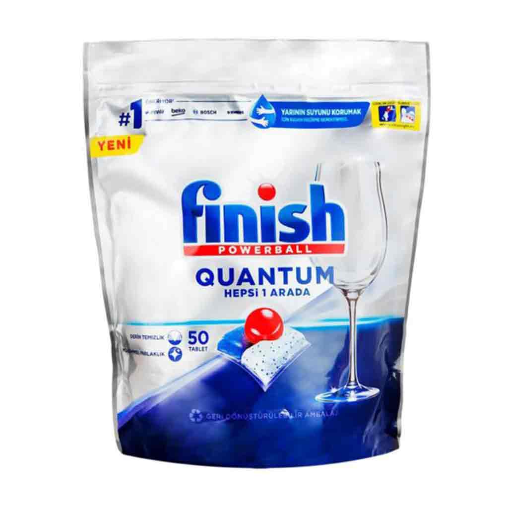 Untitled-1 قرص ماشین ظرفشویی فینیش کوانتوم پاور Finish Quantum بسته 50 عددی - Image 1