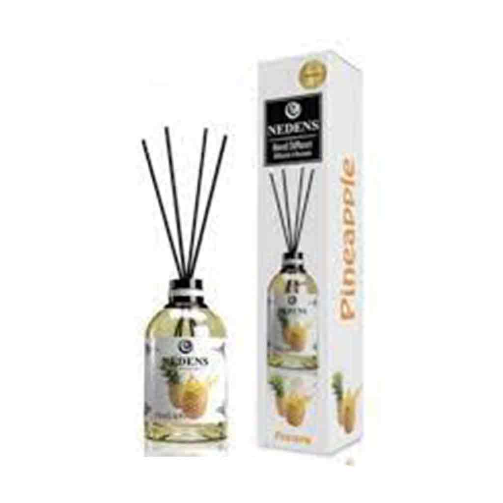Untitled-12 خوشبو کننده هوا ندنس Nedens Reed Diffuser Pineapple با رایحه آناناس 110 میل - Image 1