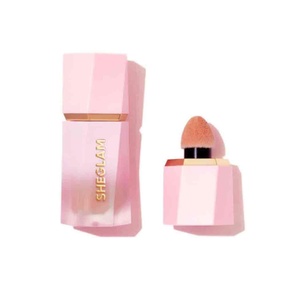 Untitled-18 رژ گونه مایع شیگلم Sheglam Color Bloom رنگ Hush Hush دارای بافت ژل کرمی مخملی 5.2 میل - Image 1