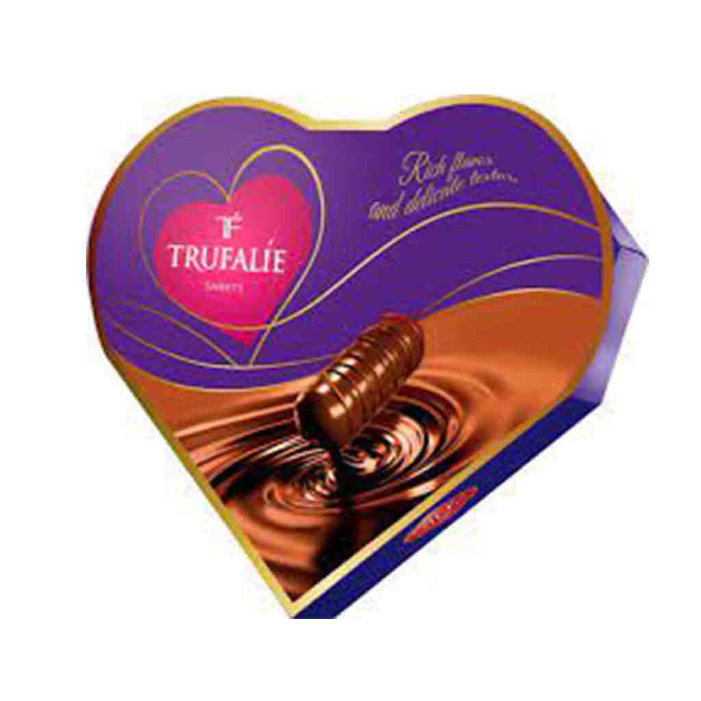 Untitled-10 شکلات ترافل اکراینی آ ب کا ABK Trufalie Chocolate با مغز کرم کاکائو 124 گرم - Image 1
