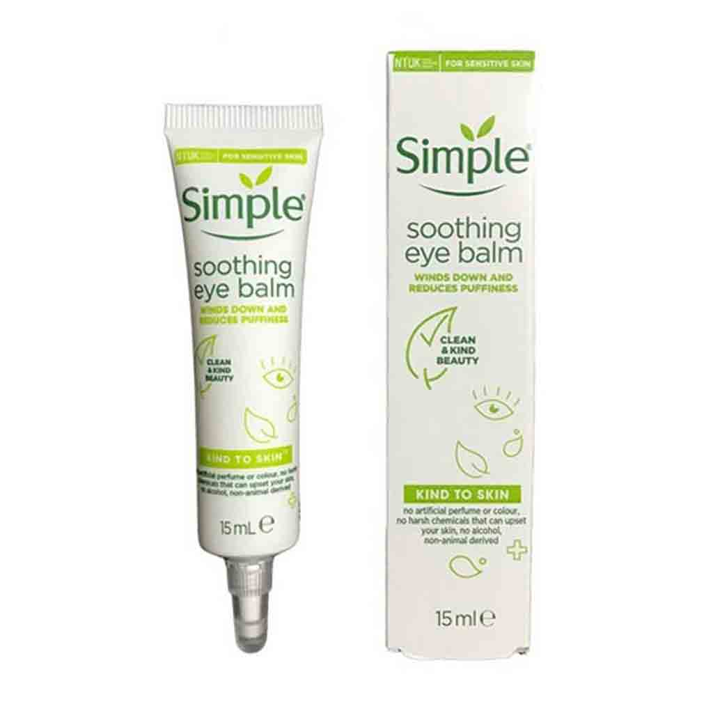 Untitled-117 کرم دور چشم سیمپل Simple Soothing Eye Balm ضد پف و تیرگی 15 میل - Image 1