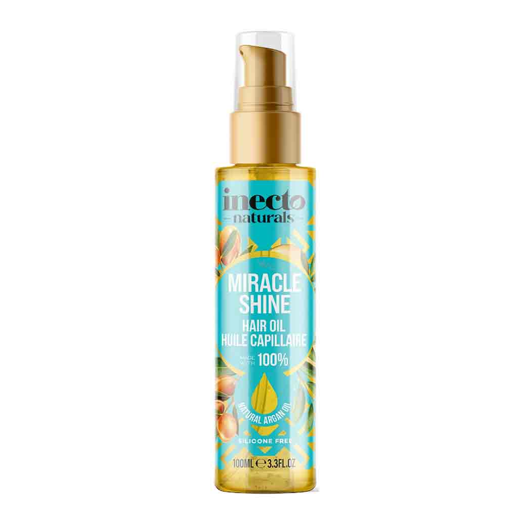 Untitled-2 روغن درخشان کننده انگلیسی اینکتو Inecto Miracle Hydration Argan Oil حاوی روغن آرگان 100 میل - Image 1