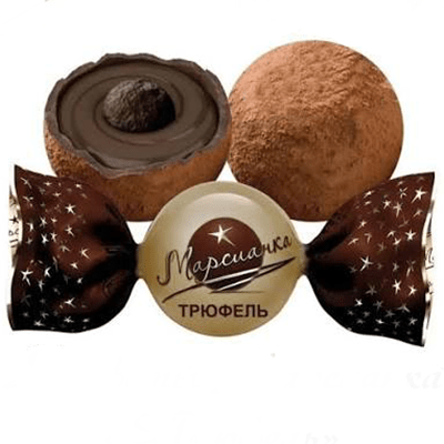 trufel شکلات پذیرایی فله مارسیانکا Marsianka Truffle با مغز کرم ترافل - Image 1