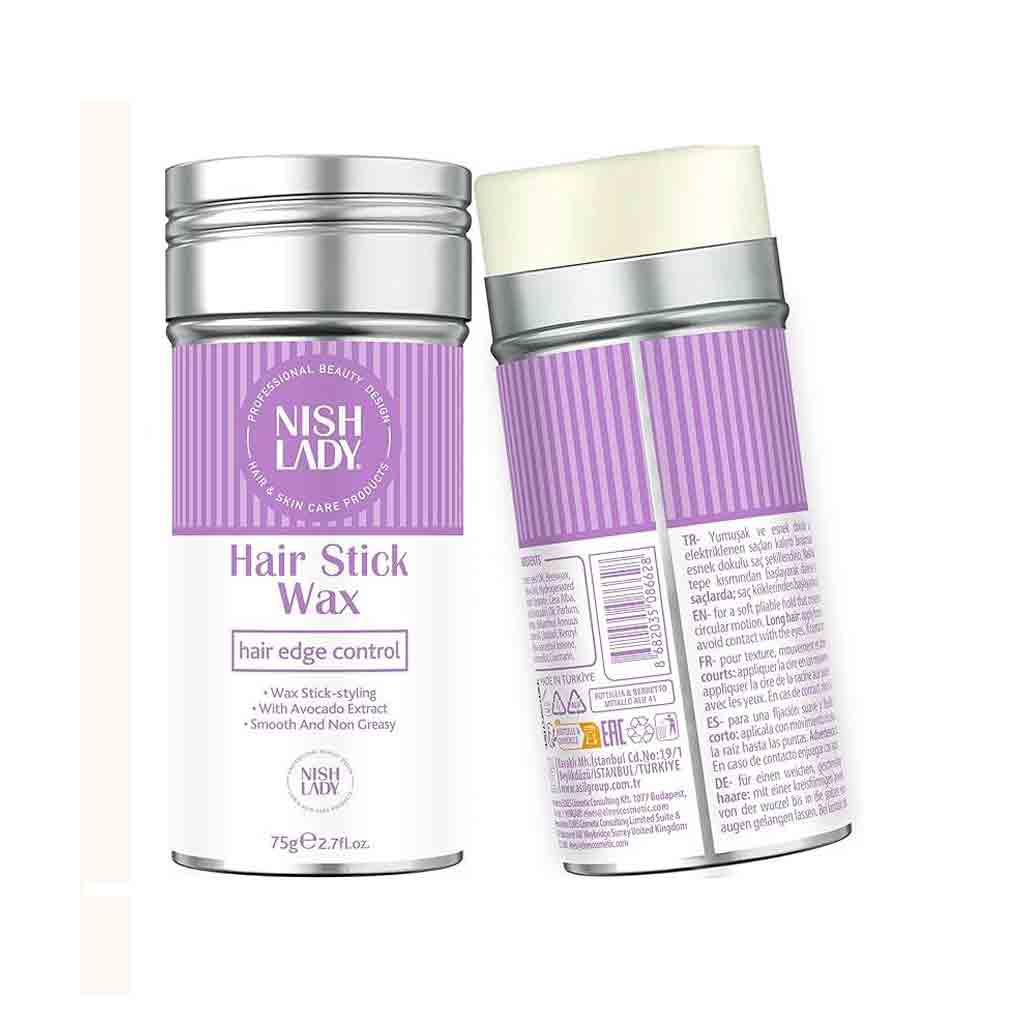 Untitled-11 موم استیک مو نیش لیدی Nishlady Hair Stick Wax ضد وزی مو 75 میل - Image 1