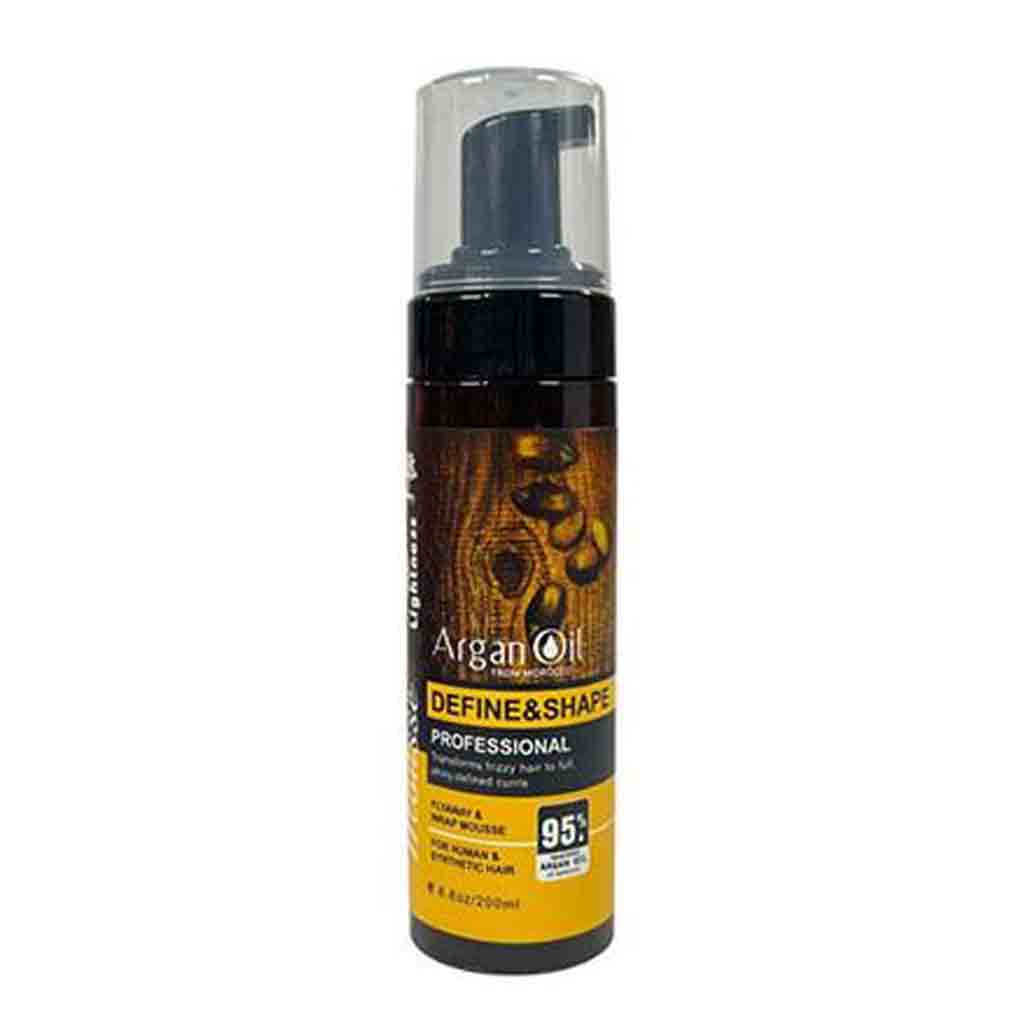 Untitled-1 موس مو لایتنس Lightness Argan oil - Define & Shapeحاوی روغن آرگان ضد وزی مو 200 میل - Image 1