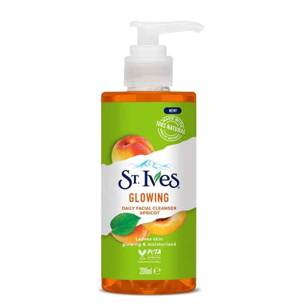Untitled-11 ژل شستشوی صورت استیوز St Ives Glowing Daily Facial با عصاره زردآلو 200 میل - Image 1