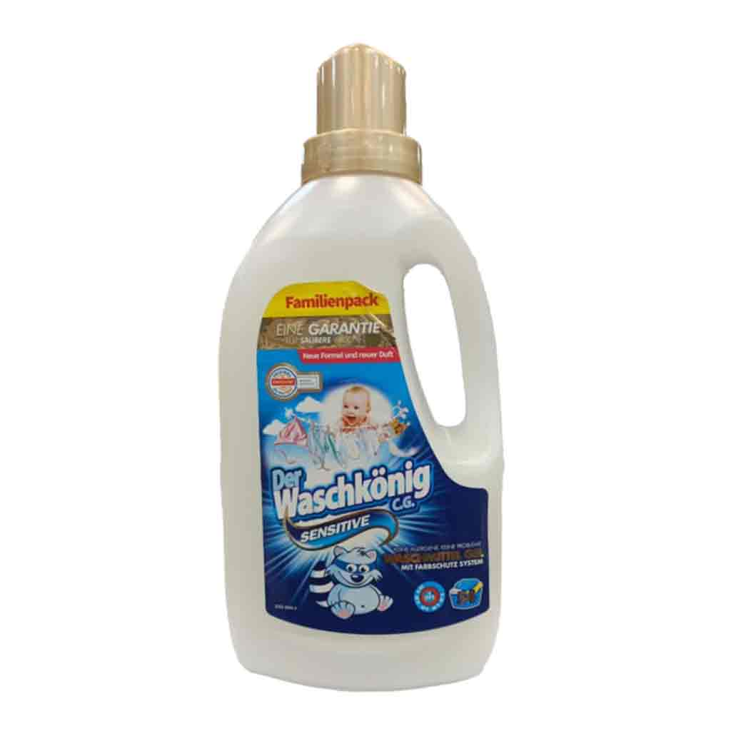 Untitled-5 مایع لباسشویی آلمانی واشکونیگ Waschkonig Sensitive Gel برای لباس کودکان 1625 میل - Image 1