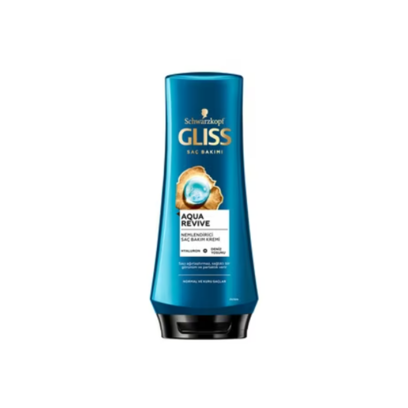 15-5b1-5d نرم کننده مو آلمانی گلیس GLISS Aqua Revive حاوی هیالورون و جلبک دریایی 360 میل - Image 1