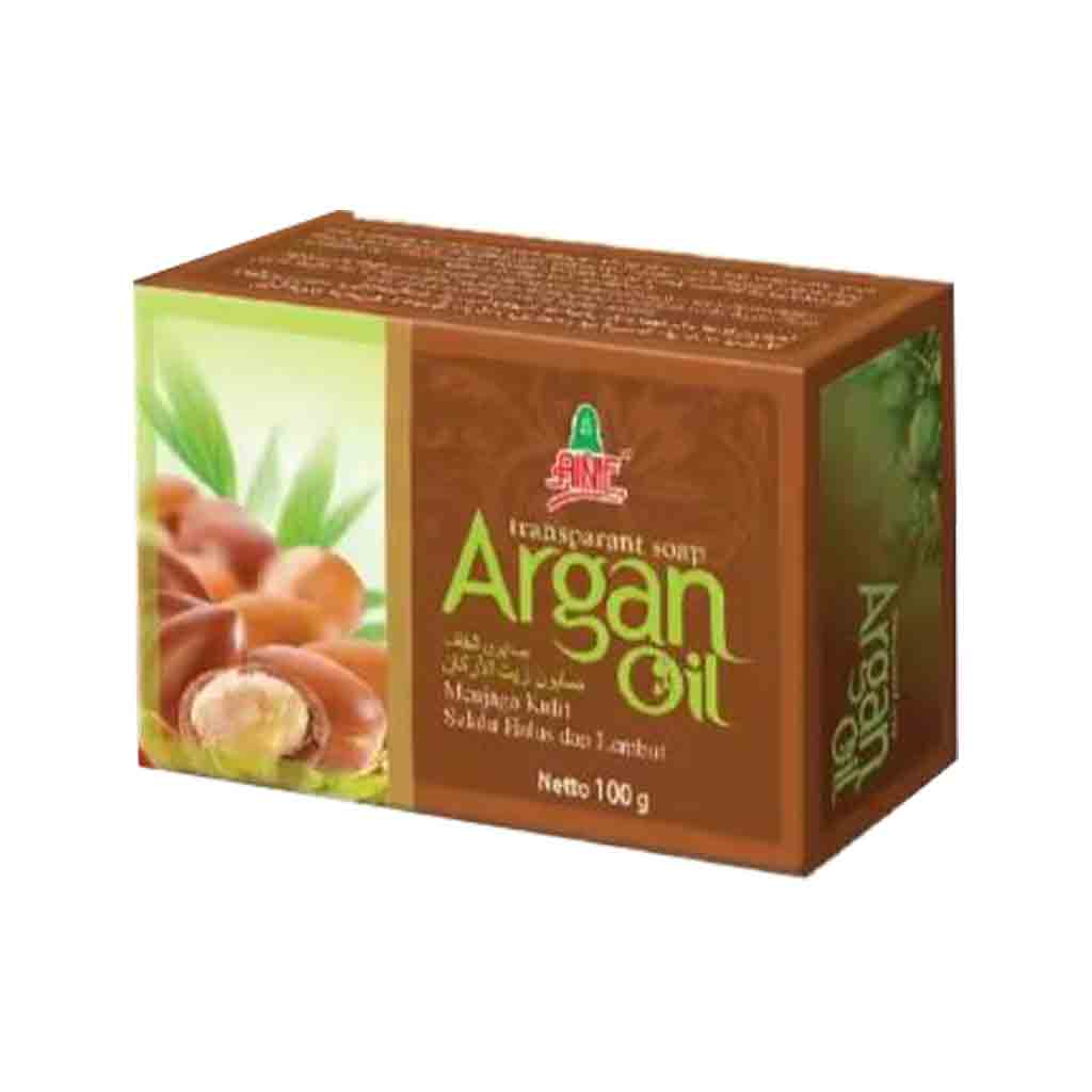 Untitled-1 صابون شفاف روغن آرگان آینی AINIE - Argan oil حفظ نرمی و لطافت پوست 100 گرم - Image 1