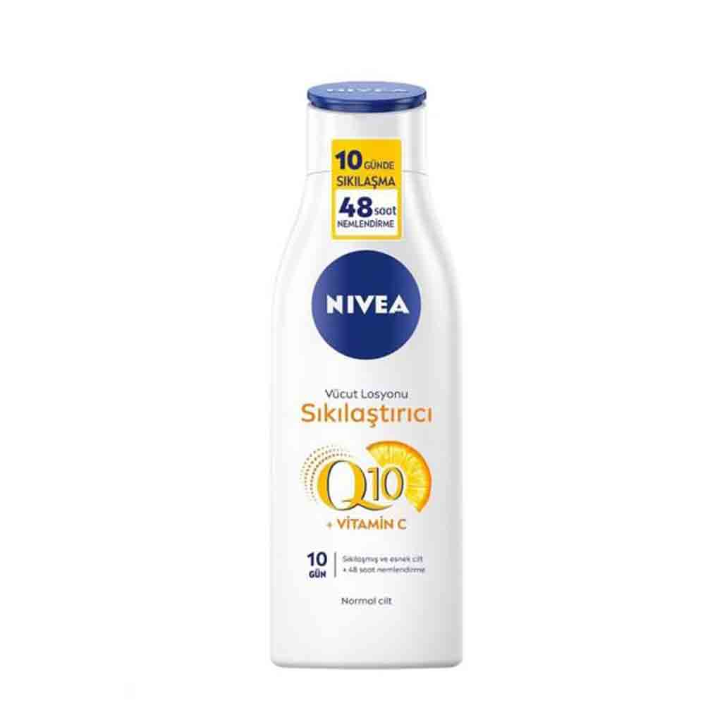 Untitled-1 لوسیون سفت کننده پوست آلمانی نیوآ NIVEA Q10 + Vitamin C پوست معمولی 250 میل - Image 1