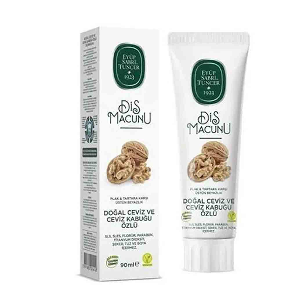Untitled-1 خميردندان سفيد كننده ايوپ صبري Ayup Sabri - walnut extract and walnut skin حاوي عصاره گردو و پوست گردو 90 ميل - Image 1