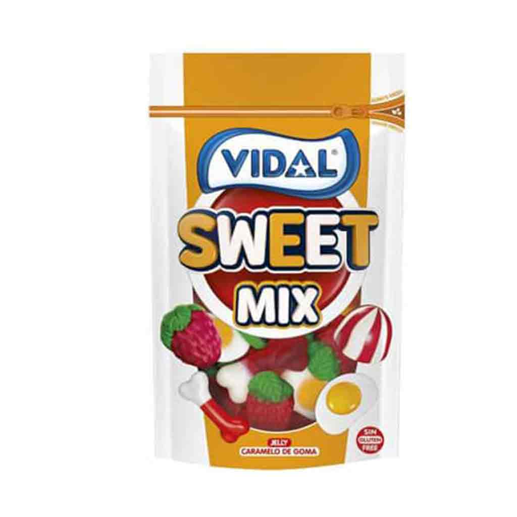 Untitled-11 پاستیل اسپانیایی فاقد گلوتن ویدال Vidal Sweet Mix میکس طرح دار 180 گرم - Image 1