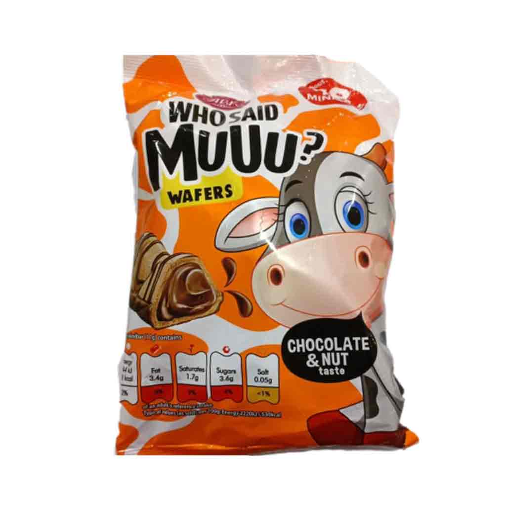 Untitled-2 شکلات بار آ ب کا ABK Who Said Muuu Chocolat & Nut با مغز کرم فندقی و شکلات 18 عددی 200 گرم - Image 1
