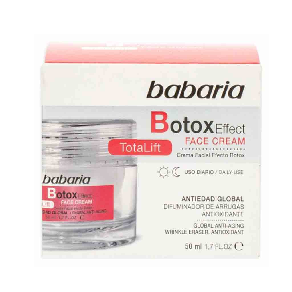 Untitled-2 کرم اسپانیایی بوتاکس باباریا BABARIA - Facial Botox ضد پیری 50 میل - Image 1