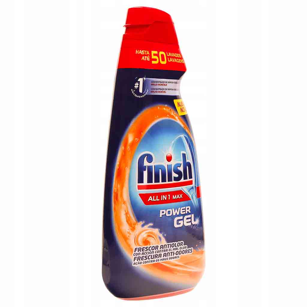 Untitled-7 ژل ماشین ظرفشویی اسپانیایی FINISH ALL IN MAX POWER GEL فینیش 1000 میل - Image 1