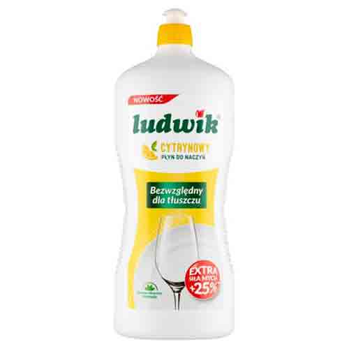 Untitled-8 مایع ظرفشویی لهستانی لودویک LUDWIK LEMON با رایحه لیمو 1350 میل - Image 1
