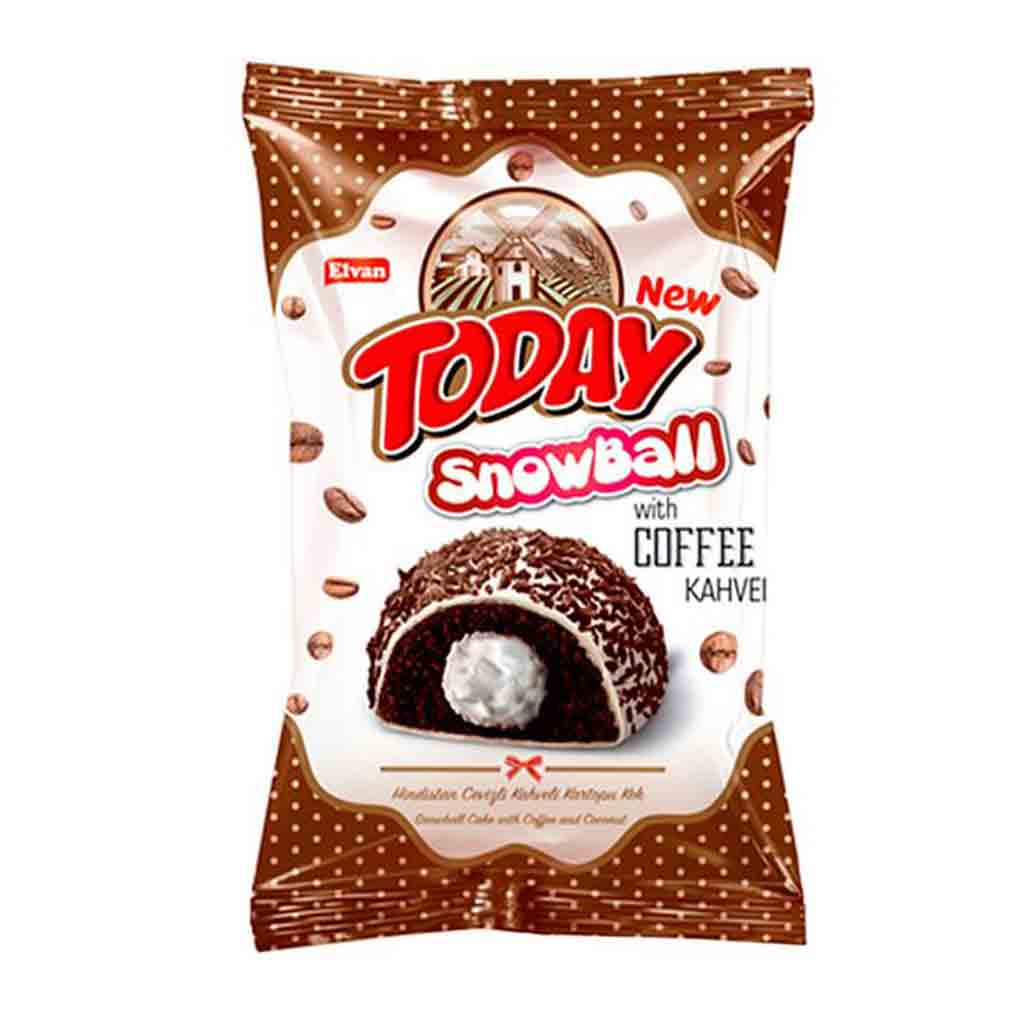 Untitled-1 کیک اسنوبال تودی TODAY SNOW BALL - Coffee Cream Filling Cake با طعم کرم قهوه 50 گرم تاریخ 2025/07/05 - Image 1