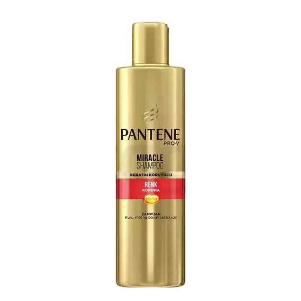 Untitled-1 شامپو کراتینه ایتالیایی پنتن Pantene Renk Koruma ترمیم کننده و مراقبت کننده ، مناسب موهای خشک، رنگ شده 250 میل - Image 1