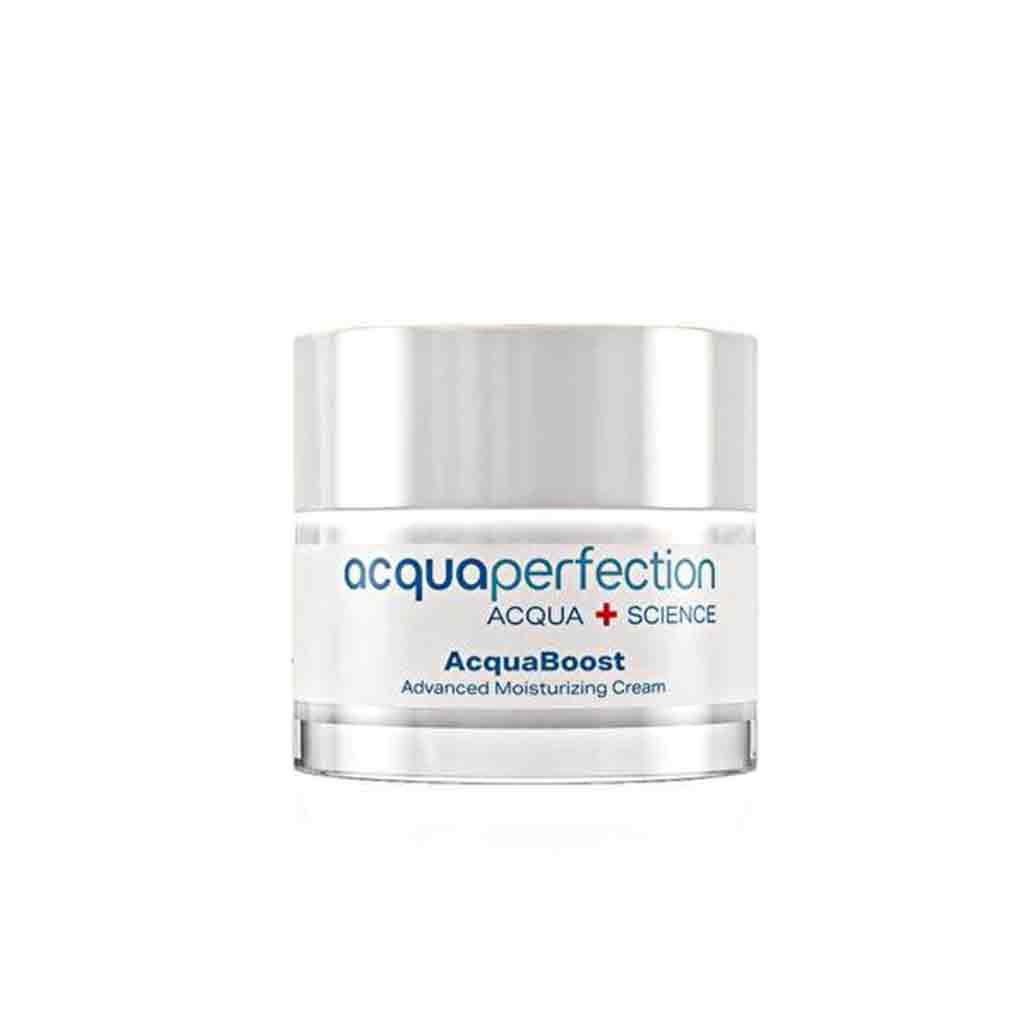 Untitled-13 کرم ضد آفتاب آکوابوست Acqua Perfection AcquaBoost spf+30 مرطوب کننده عمیق پوست نیاسین آمید 50 میل - Image 1