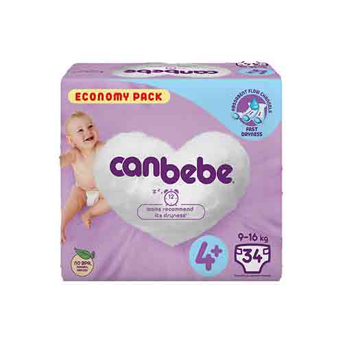 Untitled-2 پوشک بچه جان ببه canbebe firsat paketi سری اقتصادی سایز 4 + بسته 44 عددی - Image 1