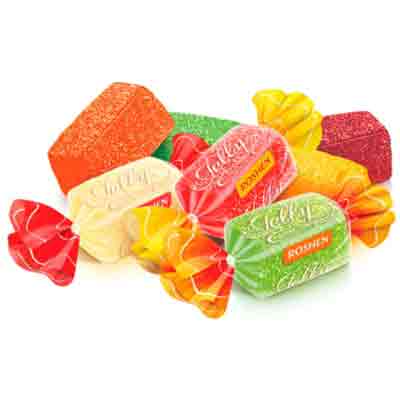 Untitled-1654631316 پاستیل شکری روشن Roshen Jelly با طعم میوه ای - Image 1
