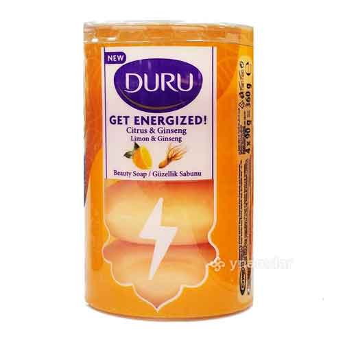8690506541569-(1) صابون جامد آلمانی دورو Duru با رایحه لیمو و جنسینگ 360 گرم - Image 1