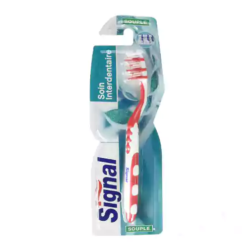 91IpqAeU4BL._AC_SL1500_ مسواک سیگنال Signal مدل Soin Interdentaire با برس نرم و سه تکه - Image 1