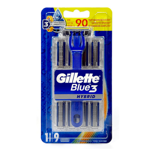 Untitled-1 خودتراش مردانه ژیلت Gillette هیبرید blue 3 به همراه 8 عدد سری - Image 1