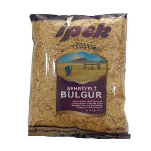 Untitled-10 بلغور درشت رشته دار ایپک İpek Bulgur Şehriyeli ترکیه 1000 گرم - Image 1
