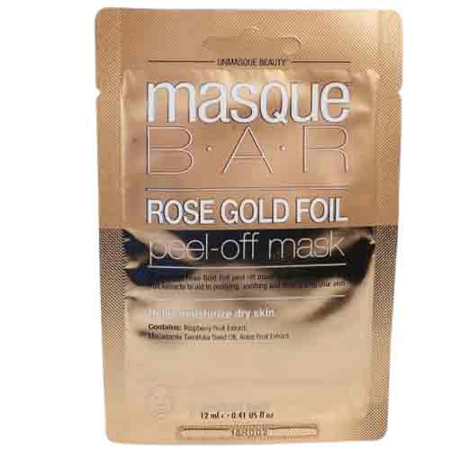 Untitled-11 ماسک صورت ماسک Masque Bar Rose Gold Foil با رایحه گل سرخ 12 میل - Image 1