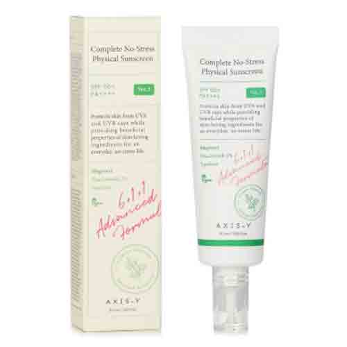 Untitled-13 ضد آفتاب فیزیکی اکسیس وای AXIS-Y Complete No Stress SPF 50 ضد التهاب 50 میل - Image 1