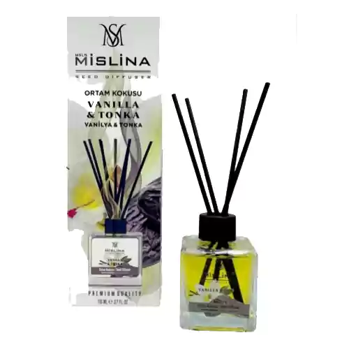 parfum-odorizant-de-camera-mislina-110-ml-aroma-vanilie-si-boabe-de-tonka خوشبو کننده هوا میسلینا Mislina Vanilla & Tonka با رایحه وانیل و تونکا 110 میل - Image 1
