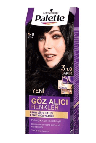 زهراااااااااااااااا رنگ مو آلمانی شوآرتسکوف پلت Palette Yoğun Göz Alıcı مشکی 1.0 - Image 1
