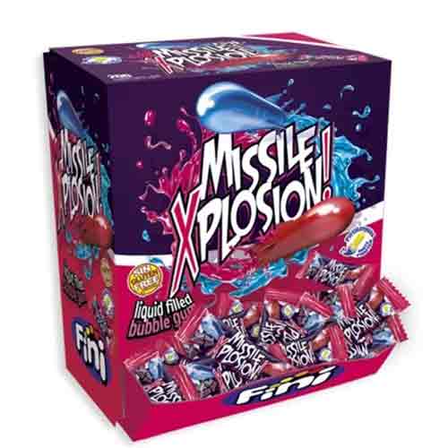Untitled-1 آدامس مغزدار فاقد گلوتن اسپانیایی فینی Fini Missile Xplosion کهکشانی 5 گرم - Image 1