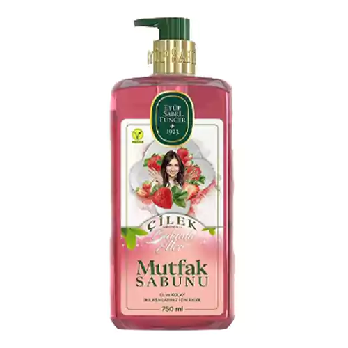 61kBYxITUyL._AC_SX679_ صابون مایع آشپزخانه ایوب صبری تانچر Eyüp Sabri Tuncer مدل Çilek Mutfak Sabunu با رایحه توت فرنگی 750 میل تاریخ 2026/08 - Image 1