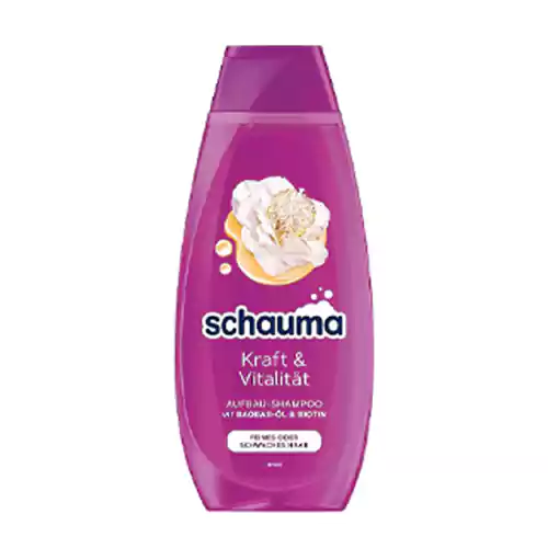 71XpeWq3KyL._SY679_ شامپو اتریشی شوما Schauma مدل Kraft & Vitality مناسب موهای نازک یا ضعیف 400 میل - Image 1
