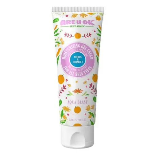 New Project (7) ژل کرم آبرسان آر یو اکی AREU OK - CITRUS & VITAMIN C حاوی ویتامین C و عصاره گریپ فروت مناسب انواع پوست 75 میل - Image 1