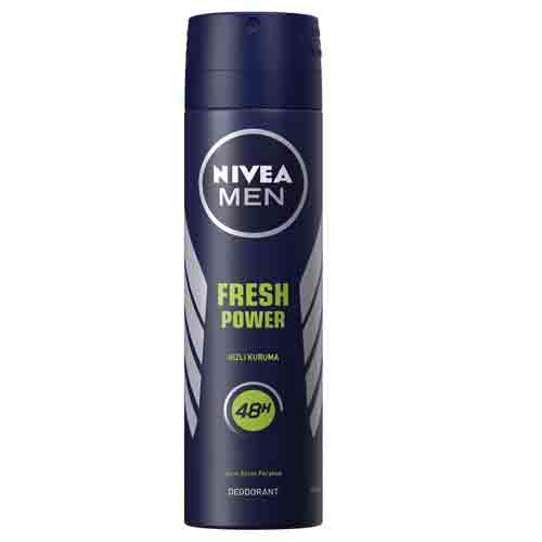 Untitled-12 اسپری ضد تعریق مردانه نیوآ Nivea Men Fresh Power با رایحه تازه و خنک 150 میل - Image 1