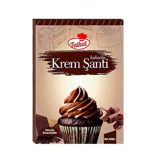 Untitled-35 پودر خامه تزئینی (کرم شانتی) تاتکات Tatkat krem santi Kakaolu کاکائویی 150 گرم تاریخ 2024/02 - Image 1