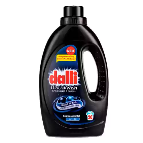 ezgif.com-resize مایع لباسشویی آلمانی دالی Dalli Black Wash مخصوص لباس های تیره ، 20 بار شستشو 1100 میل - Image 1