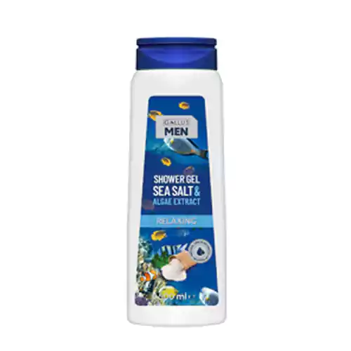 gallus-zel-pod-prysznic-500ml-sea-salt شامپو بدن آلمانی گالوس Gallus مدل Sea Salt حاوی عصاره نمک دریایی 500 میل - Image 1