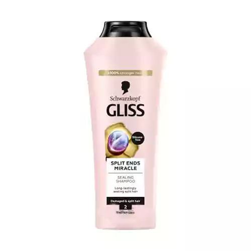 008 شامپو اسپانیایی گلیس GLISS Split Hair Miracle مناسب مو های ضعیف و شکننده 400 میل - Image 1