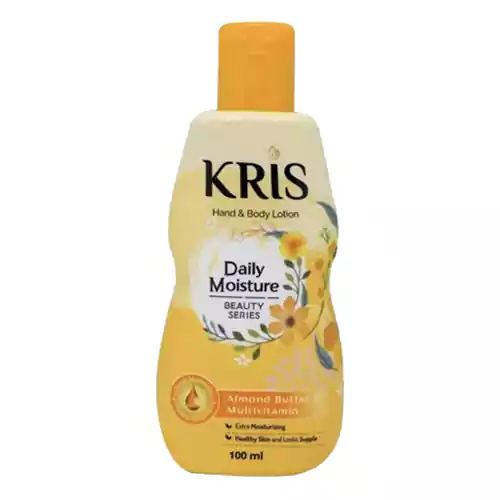 48C27F40-1AA9-4666-923D-FBBB865C69C1 لوسیون مرطوب کننده دست و بدن اندونزی کریس Kris Moisture حاوی روغن بادام 100 میل - Image 1