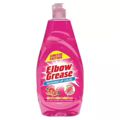 61Vj87AWU3L._AC_SX425_ مایع ظرفشویی بریتانیایی گریس البو Elbow Grease Washing Up Liquid Grapefruit با رایحه گریپ فروت 600 میل - Image 1